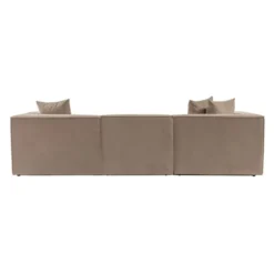 Samarkand 3 (270 x 65 x 95 cm) 3-sitssoffa Cappuccino