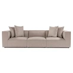 Samarkand 3 (270 x 65 x 95 cm) 3-sitssoffa Sandbeige