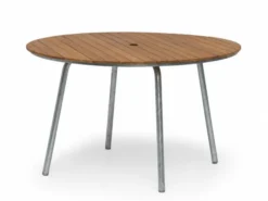 Sandhamn Utebord Ø120 cm Teak