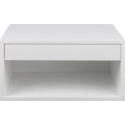 Sandnes Sängbord 24x50x35 cm Vit