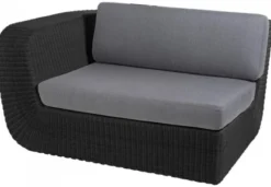 Savannah 2-Sits Modul Höger Svart