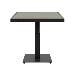 Scale Soffbord Svart/Grå Keramik 85x85 cm