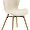 Sedan Matstol Monza tyg Cream/Ek