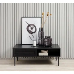 Segmento Soffbord Svart, 60x110 cm