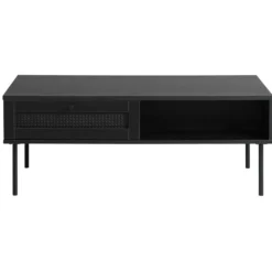 Segmento Soffbord Svart, 60x110 cm