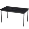 Segmento 85x140 cm Matbord Svart