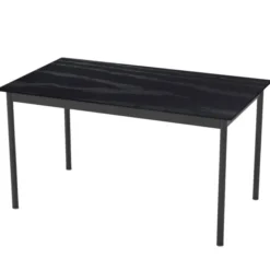 Segmento 85x140 cm Matbord Svart