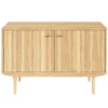 Sideboard Nr.421 2st Trädörrar 126x80 cm Oljad Ek