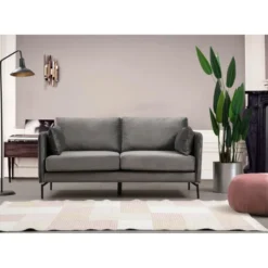Sino 2-sits (177 x 87 x 90 cm) Grå 2-sitssoffa
