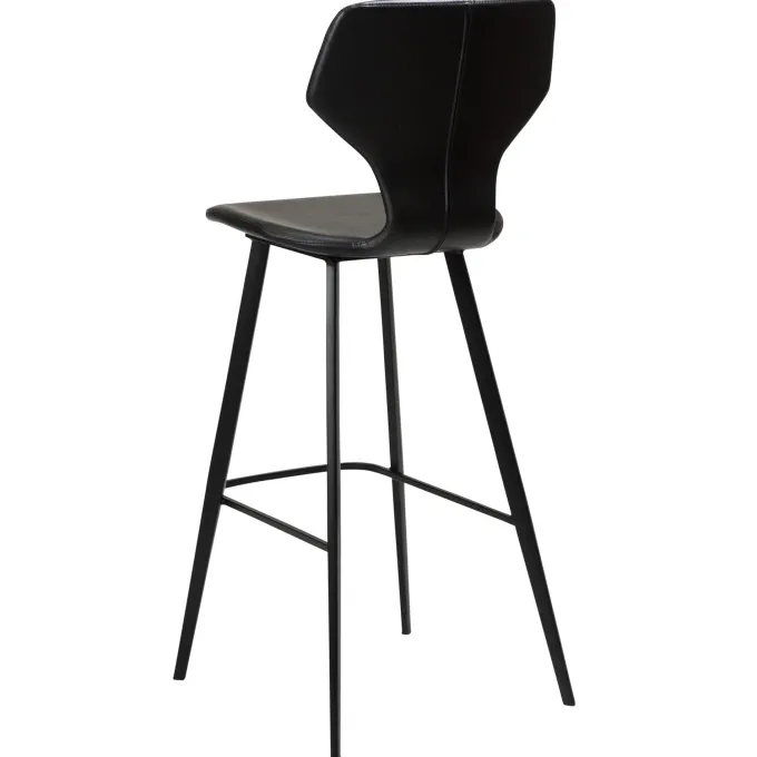 S.I.T Barstol Vintage Black Art.Leather 80 cm