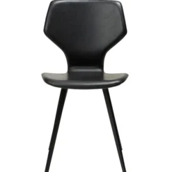 S.I.T Stol Vintage Black Art.Leather, Black