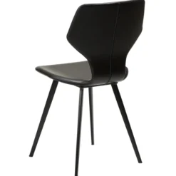 S.I.T Stol Vintage Black Art.Leather, Black