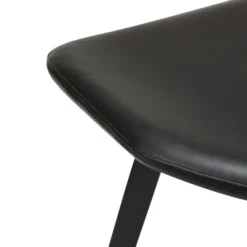 S.I.T Stol Vintage Black Art.Leather, Black