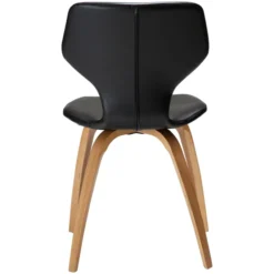 S.I.T Stol Vintage Black Art.Leather, Oak