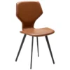S.I.T Stol Vintage Light Brown Art.Leather, Black