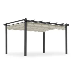 Skanör Pergola 300x400 cm Svart/Sand