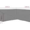 Soffskydd 235/235 cm Andas