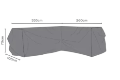 Soffskydd L260/R335 cm Andas