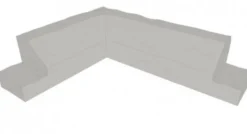 Soffskydd L339/R269 cm Grå