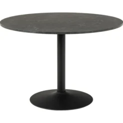 Soleil Matbord Rund 110 cm Svart