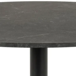 Soleil Matbord Rund 110 cm Svart
