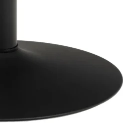 Soleil Matbord Rund 110 cm Svart