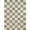 Square Matta Vit/Grön
