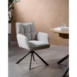 Strada Stol Beige, Metall