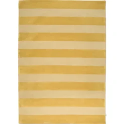 Stripe Boucle Matta Gul
