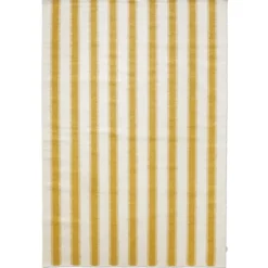 Stripes Matta Off-White/Gul