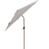 Sunshade Parasoll Tilt 3m Wood Look/Taupe