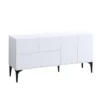 Surabaya (150 x 75 x 35 cm) Vit Svart Konsol