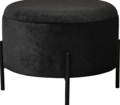 Syssna Puff med Förvaring Svart