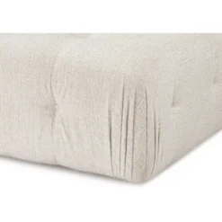 Tallinn 3-sits med puff (300-200 x 100 x 80 cm) Hörnsoffa Creme