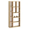 Tallinn (75 x 170 x 18 cm) Sapphire Oak Bokhylla