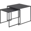 Tarbes Satsbord 45x50x50 cm Svart