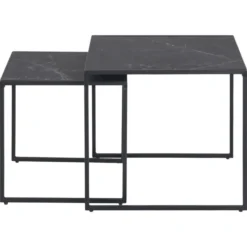 Tarbes Satsbord 45x50x50 cm Svart