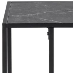 Tarbes Sidobord 63x43x35 cm Svart