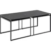 Tarbes Soffbord 120x60 cm Svart