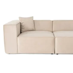Tbilisi 2-sits (220 x 108 x 65 cm) 2-sitssoffa Kräm