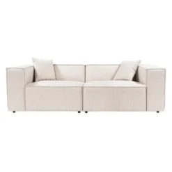 Tbilisi 2-sits (220 x 108 x 65 cm) 2-sitssoffa Ljusbrun