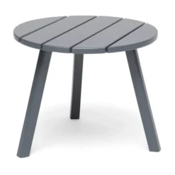 Tennessee Utesidobord Ø50 cm Grå