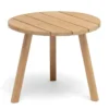 Tennessee Utesidobord Ø50 cm Natur