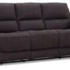 Texas 3-sits Soffa med Recline Grått Tyg