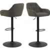 Toulon Barstol Monza tyg Taupe
