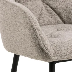 Toulon Karmstol Monza tyg Beige