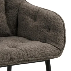 Toulon Karmstol Monza tyg Taupe
