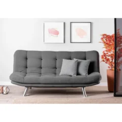 Toulouse bäddsoffa (200 x 95 x 105 cm) Grå 3-sitssoffbädd