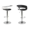 Tracy Barstol PU Svart/Vit