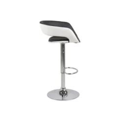 Tracy Barstol PU Svart/Vit
